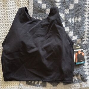 Avia Black High Neck Crop Sports Bra